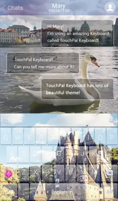 Love Journey TouchPal Theme android App screenshot 1